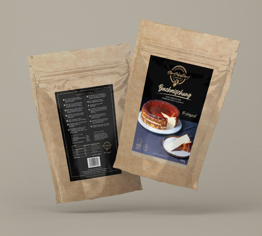 BACKMISCHUNG San Sebastian Cheesecake (für 14 Personen)